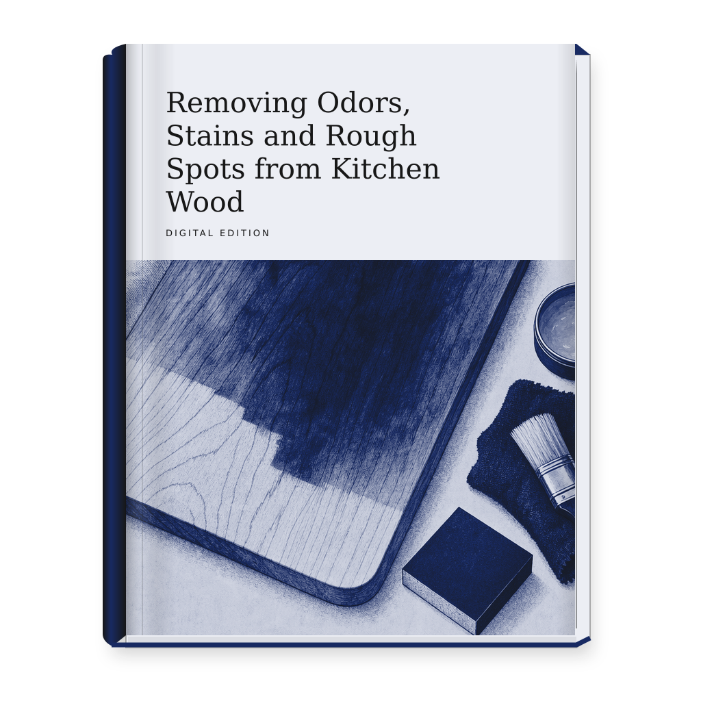 Removing Odors, Stains and Rough Spots from Kitchen Wood