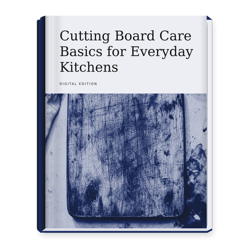Cutting Board Care Basics for Everyday Kitchens ebook cover
