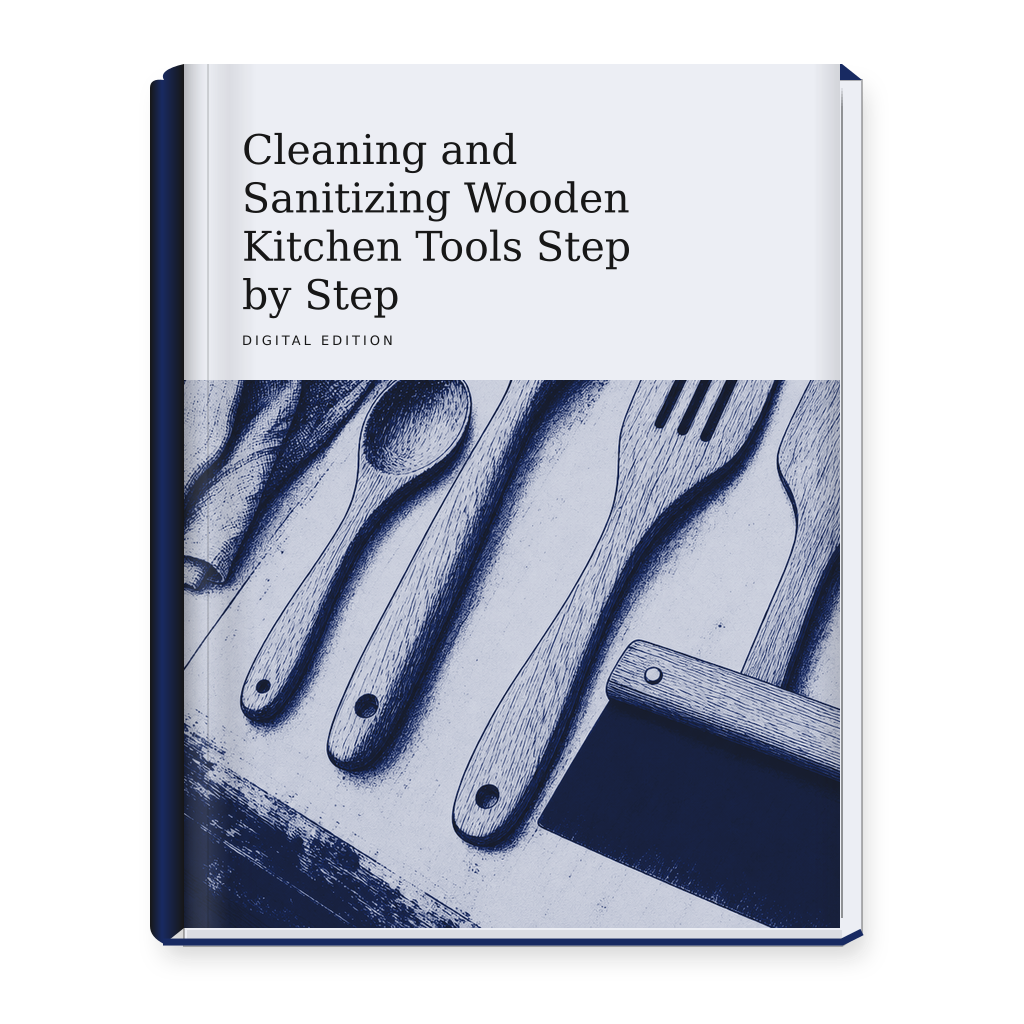 Cleaning and Sanitizing Wooden Kitchen Tools Step by Step